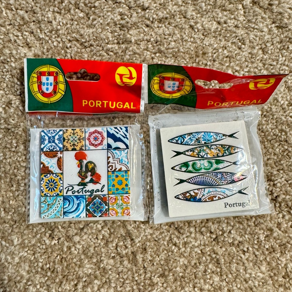 Two Lisbon Portugal Fridge Magnet Souvenir Travel Gift Magnetic  Decor